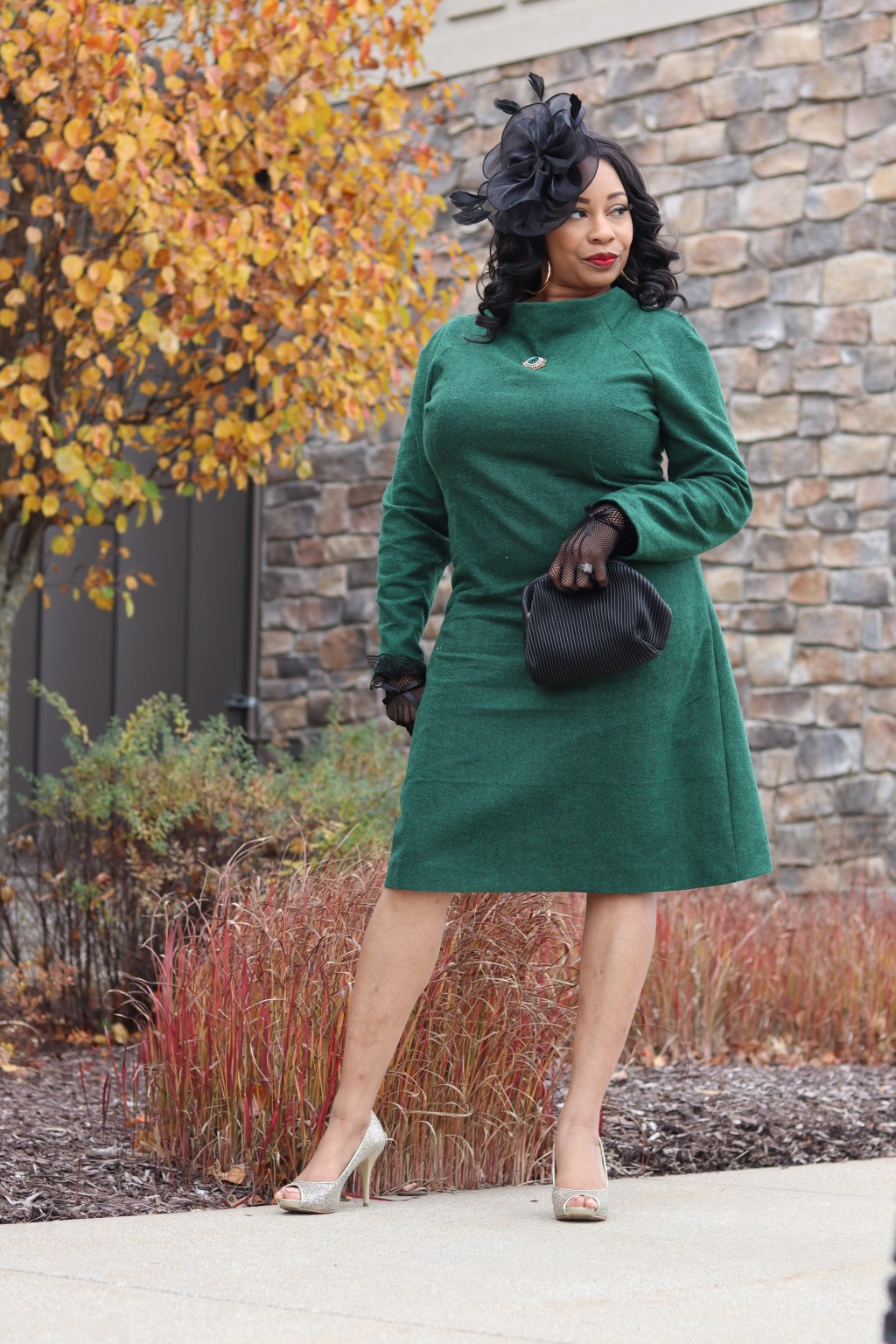 Simplicity 9845 Vintage Holiday&nbsp;Dress!