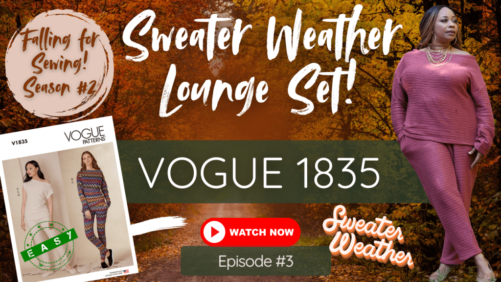 Sweater Weather Lounge Set! Vogue 1835